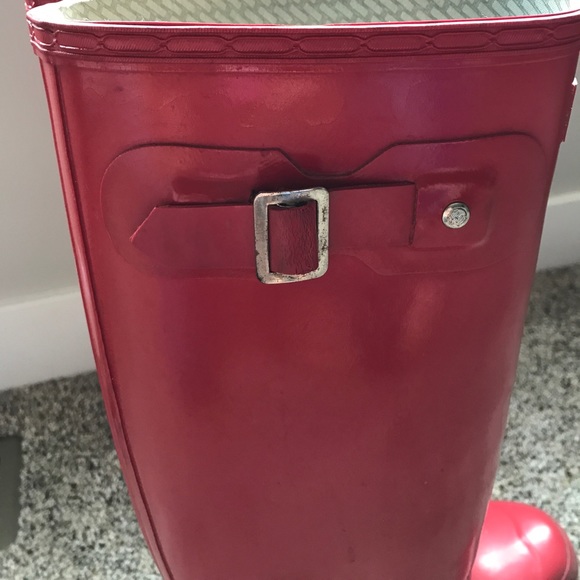 Red Hunter Boots - Picture 3 of 7